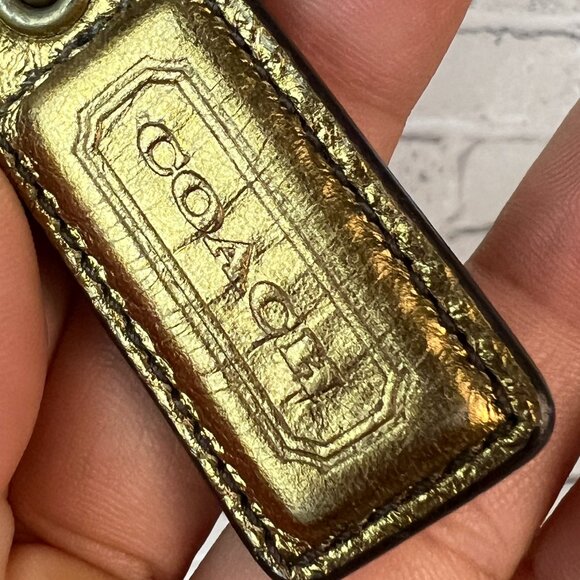 Coach 1495 2004 Special Edition Bronze Signature Logo Hobo Shoulder Bag - Picture 3 of 8